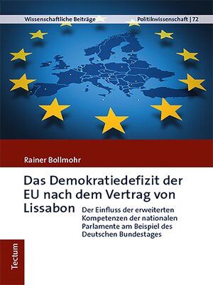 cover image of Das Demokratiedefizit der EU nach dem Vertrag von Lissabon
